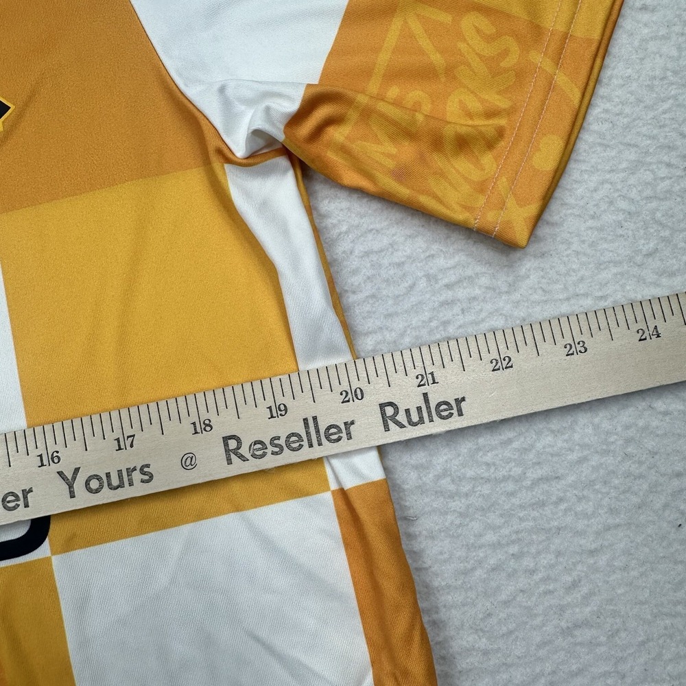Toronto FC Soccer Jersey Size Medium Yellow Kick Childhood Cancer MLS - Picture 9 of 11